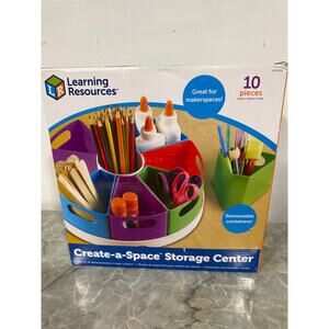 Learning Resources Create a Space Storage Center - Toy Desk Organizer,